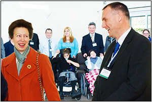 Princess Anne at Martha Trust